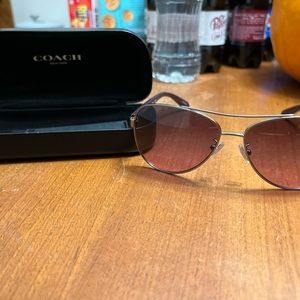 Ladies Coach Aviator Sunglasses